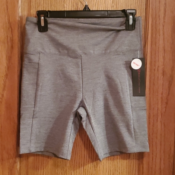NWT Bally Spandex Shorts, gray, Large - Picture 1 of 3